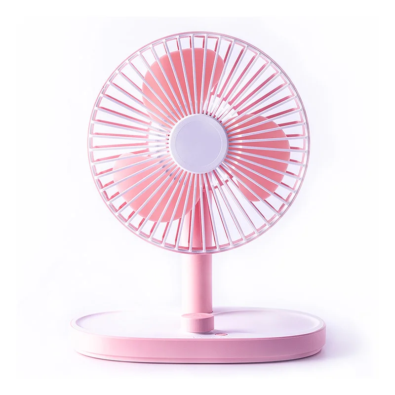 

KAIPUTE USB Fans Mini Portable Desktop fan Rechargeable Built-In Battery Air Cooling Fan Desk Cooler Fan Student Dormitory Bed