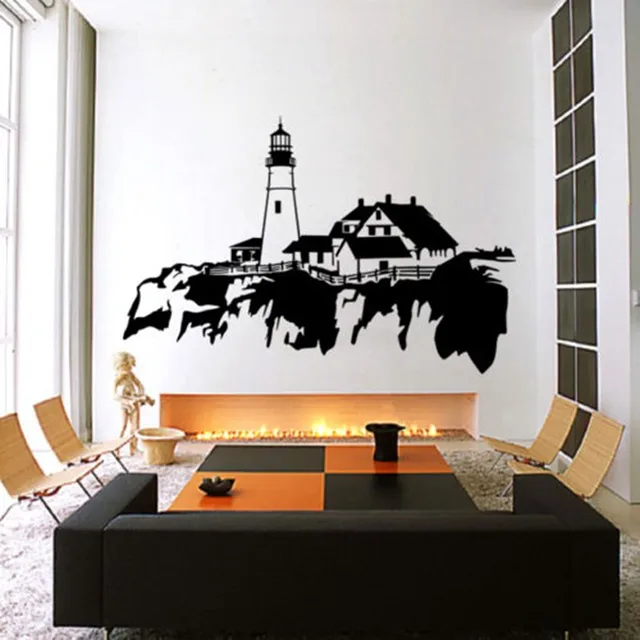 DCTAL Large Lighthouse Wall Stickers Lighthouse Wall Decal