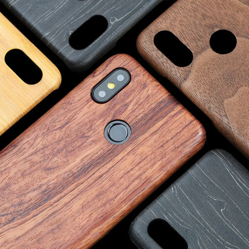 

For Xiaomi Mi 12X 11 /POCO F3/mix 2s/mix 3 /mi 10 /9T/K40 Pro walnut Enony Wood Bamboo Rosewood MAHOGANY Wooden Back Case Cover