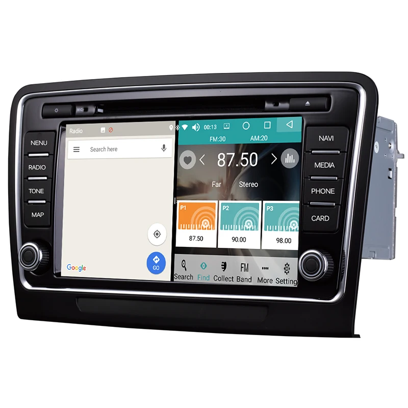 Flash Deal Car Multimedia player 2 Din Android 8.0 Car DVD For VW/Volkswagen Skoda superb 2009-2014 8" 4G/32G touch screen Car Radio GPS 6