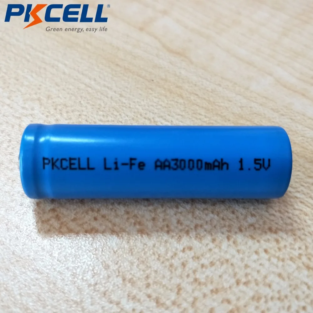 

PKCELL 1Pc AA Capacity 3000mAh FR14505 AA 1.5V Non-rechargeable Lithium Iron Batteries Digital Camera Radio Battery