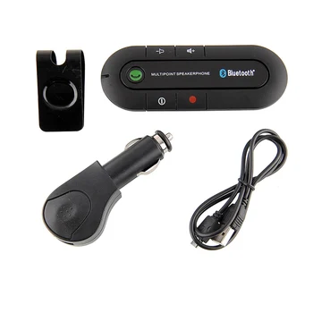 

Wireless Car bluetooth Slim Magnetic handsfree kit music reciever transmitter SIRI function Speaker for Phone