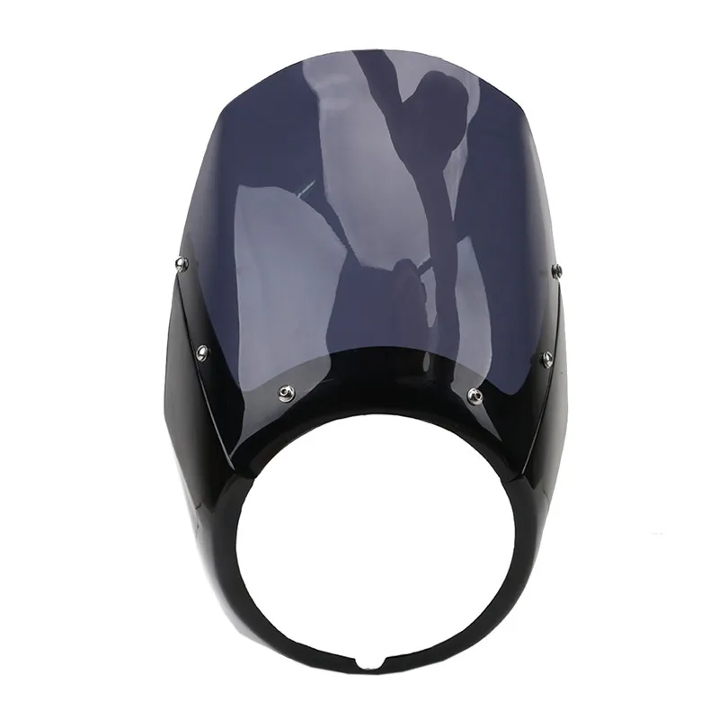 Motorcycle Front Headlight Mask Cowl Headlamp Visor Mask Mounting Hardware Kit For Victory Octane 2017 Gloss Black WISENGEAR  (9)