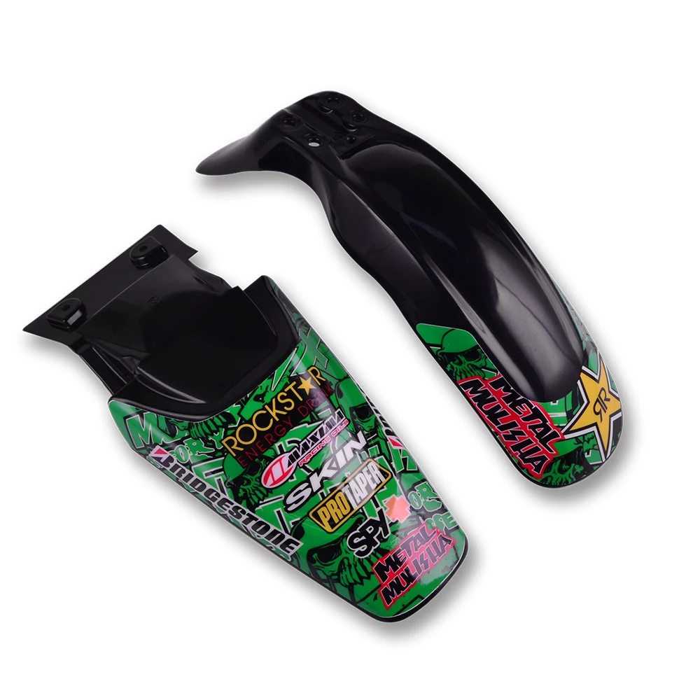 Полностью пластиковые наклейки с графикой для Kawasaki KX65 KLX110 Suzuki DRZ110 Thumpstar Pitpro 140 150 160