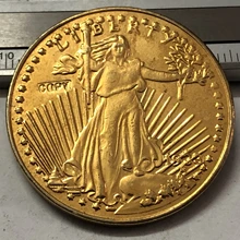 1933 США Святого годенса$20 Золотой доллар Точная имитация монеты