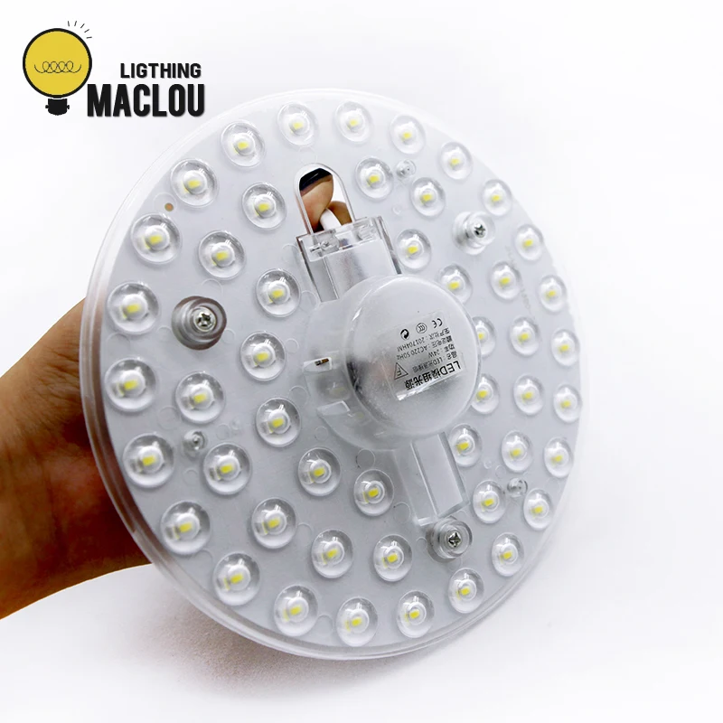 MACLOU светодиодный светильник SMD 2835 12 Вт 18 24 220 В панельный потолочный трансформатор