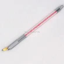 10 шт. красная 3D Ручка для микроблейдинга для постоянного макияжа бровей татуировки ручной держатель лезвия ножа для круглой и линейной иглы