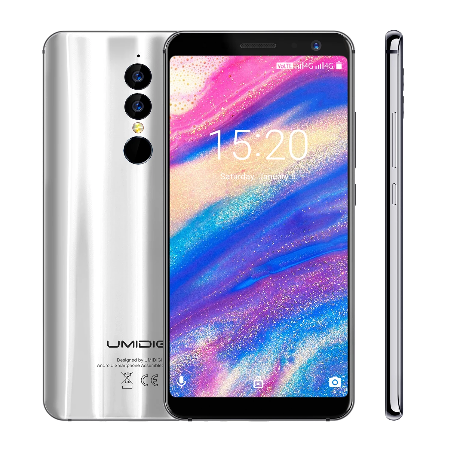 Umidigi A1 Pro мобильного телефона MT6739 4 ядра Android 8 1 смартфон 5 дюймов сенсорный экран 3