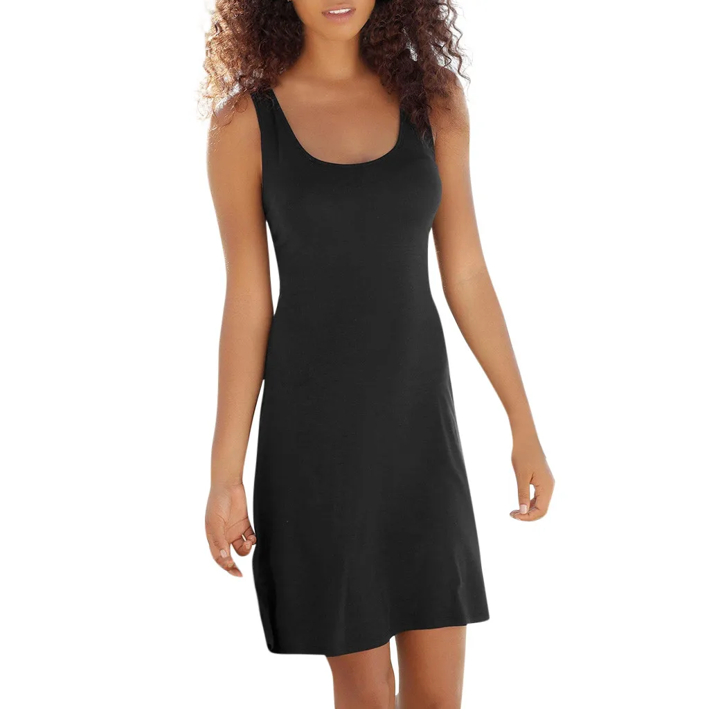 CHAMSGEND Women Dress 2019 Womens Casual Bohemian Sleeveless Backless Bandage Above Knee Sheath Mini May3 | Женская одежда