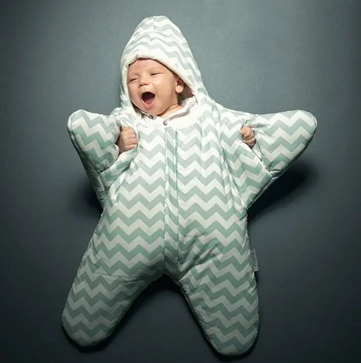 

NEW Baby Sleeping Bag Zipper Baby Blanket Newborn Cocoon Wrap Sleepsack Cotton Baby Bedding Swaddling Sleepwear IN061201