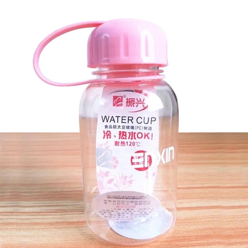 200 мл/300 мл, 3 ярких цвета, розовый, голубой, зеленый, применимая детская мини-бутылка для воды, Студенческая, для детей и взрослых, портативная багажная бутылка для воды - Цвет: 200ml Pink
