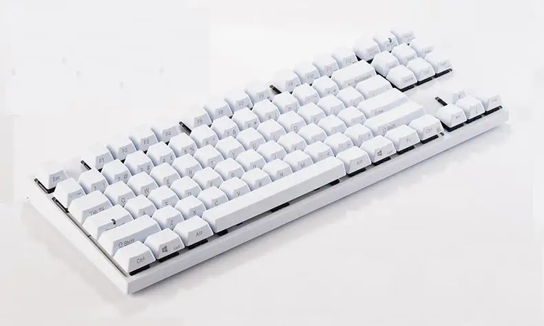 DHL Varmilo VB87M Bluetooth Wireless White Case White PBT Blue Backlit Antighosting Cherry MX Switche Gaming Mechanical Keyboard