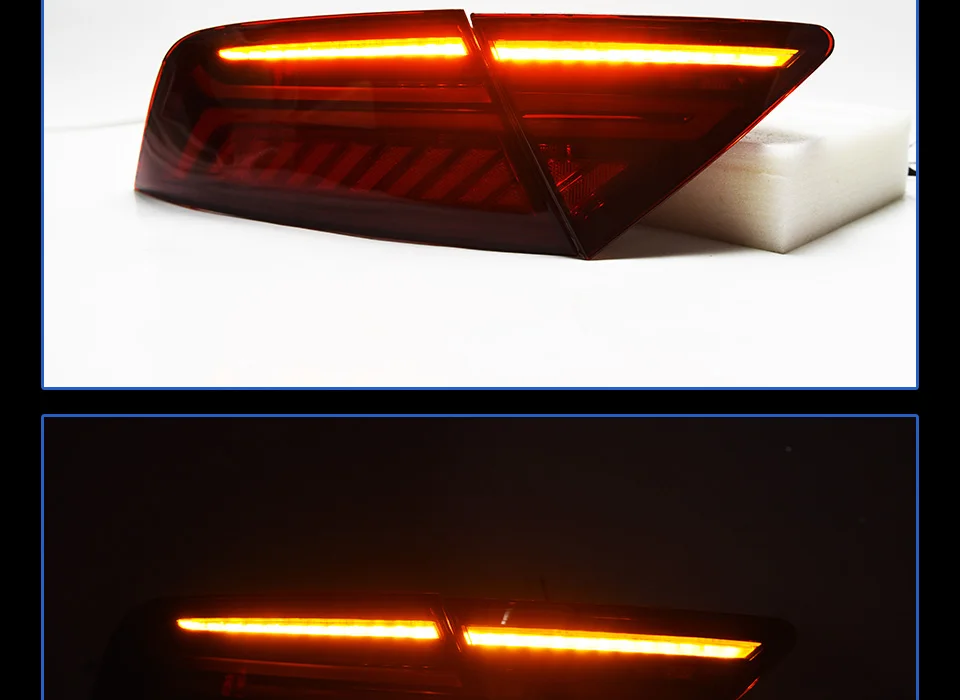 Best AKD Car Styling for Audi A7 Tail Lights 2011-2018 S7 LED Tail Lamp LED DRL Dynamic Signal Brake Reverse auto Accessories 9