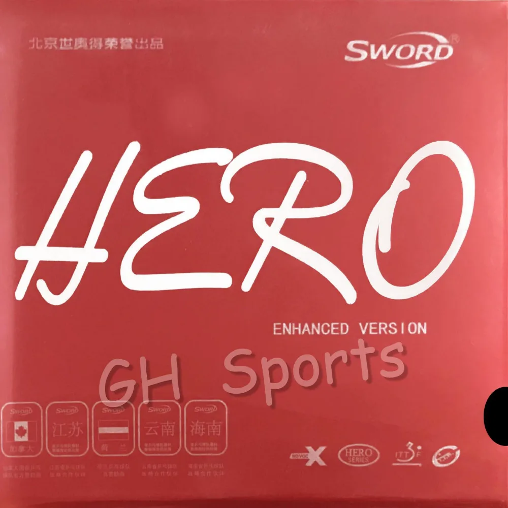 السيف بطل جديد نسخة محسنة النقاط في تنس طاولة المطاط مع الإسفنج