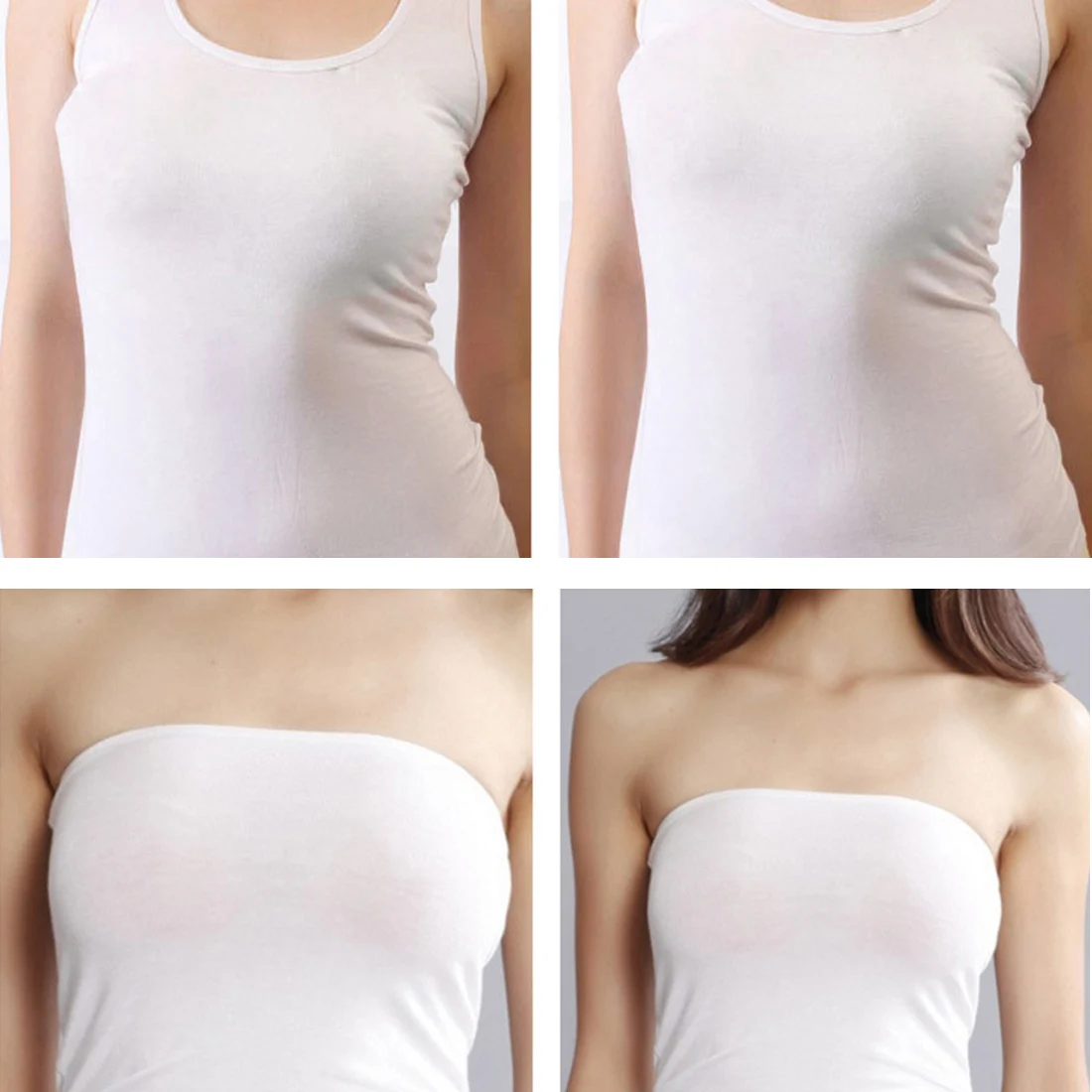 

1 Pair Women Silicone Nipple Cover Bra Reusable Pad Invisible Adhesive Bra Chest Sticker Silicone Breast Chest Breast Petals