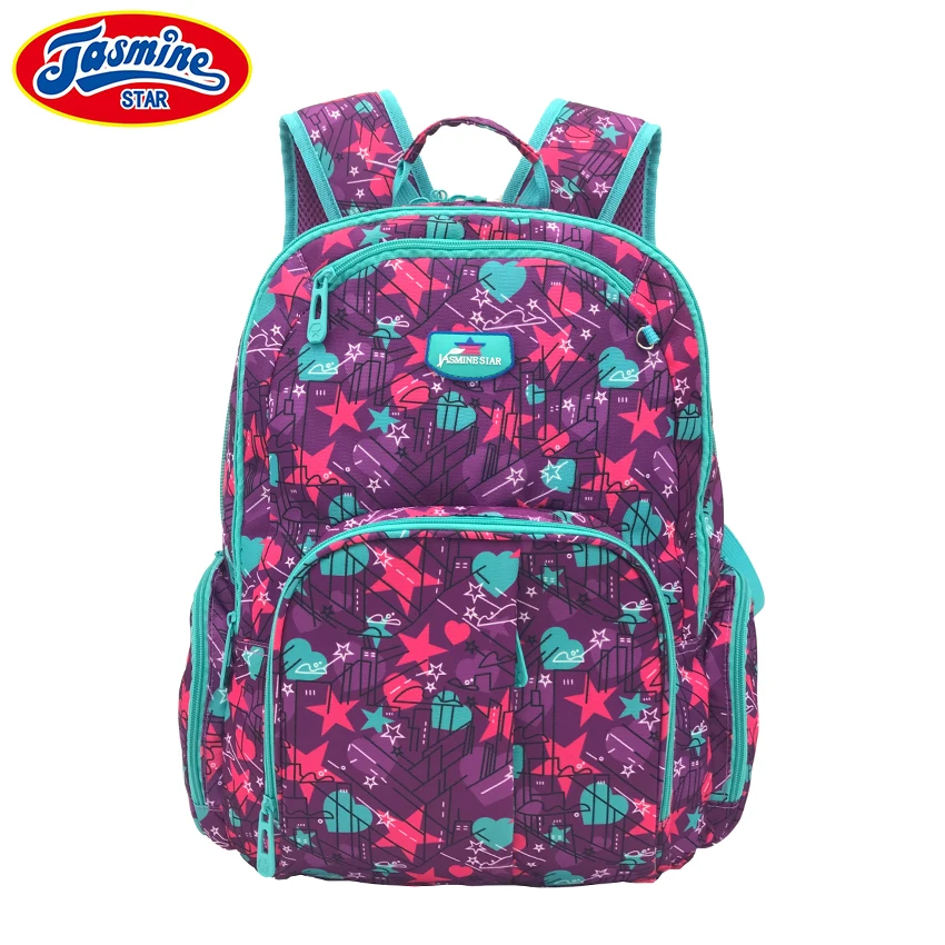 JASMINESTAR School Bags For Teenage Girls Orthopedic Backpacks Kids Large Capacity Children bags Teenagers | Багаж и сумки
