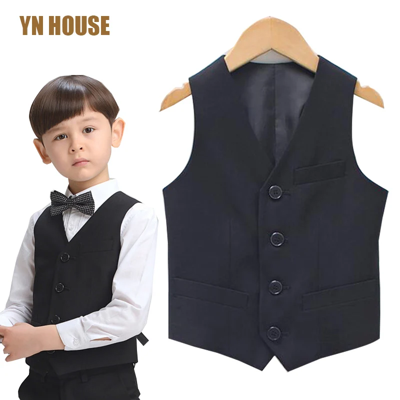 2017 Boys Vest children Waistcoat Formal Vest Kids Clothes Kids Wedding