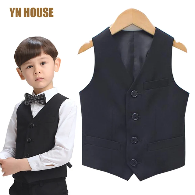 2017 Boys Vest children Waistcoat Formal Vest Kids Clothes Kids Wedding