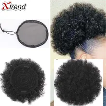 Xtrend парик шапки для изготовления конского хвоста черного цвета, высокое, сеточка для волос без косточек, прядь для женщин, 1 шт., прядь