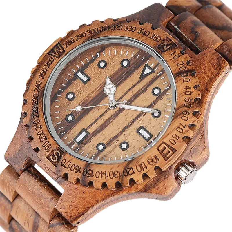 

Simple Retro Wood Watch Men's Top Luxury Full Wooden Watch Men Fashion Analog Creative Wooden Watches Modern Men's Clock Gifts