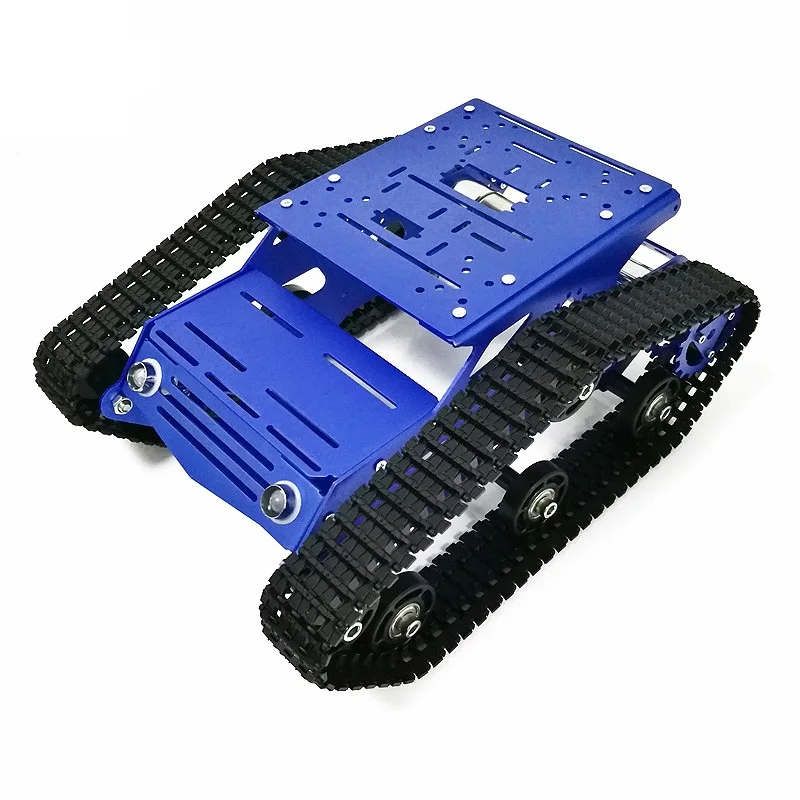NEW-Multi-Color-DIY-Chassis-Tank-Car-Kit-With-Rubber-Bearing-Wheels-Module (4)