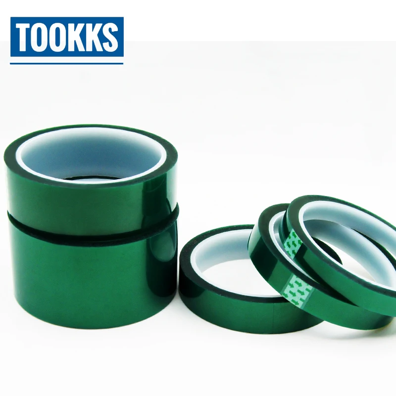 

PET Tape High Temperature Heat Resistant Solder Green Tape For PCB Solder Plating Insulation Protection