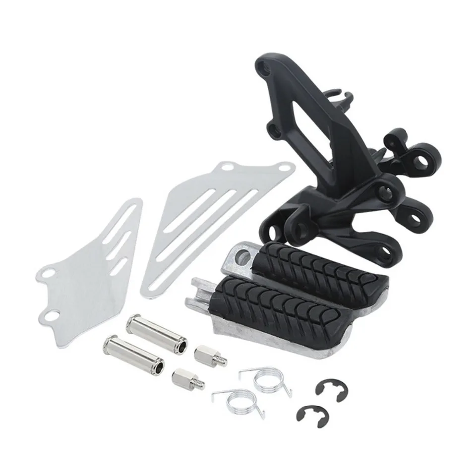 Front Footrest Set For Kawasaki ZZR1400 ZX14R ZX 14R 2006-2018 Black