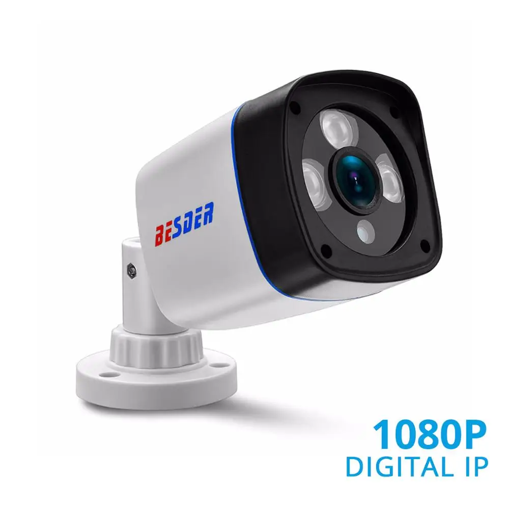 Besder HD Ip камера 720P 960P 1080P DC 12V POE 48V уличная камера видеонаблюдения CCTV Secutiry встроенный модуль Poe Onvif