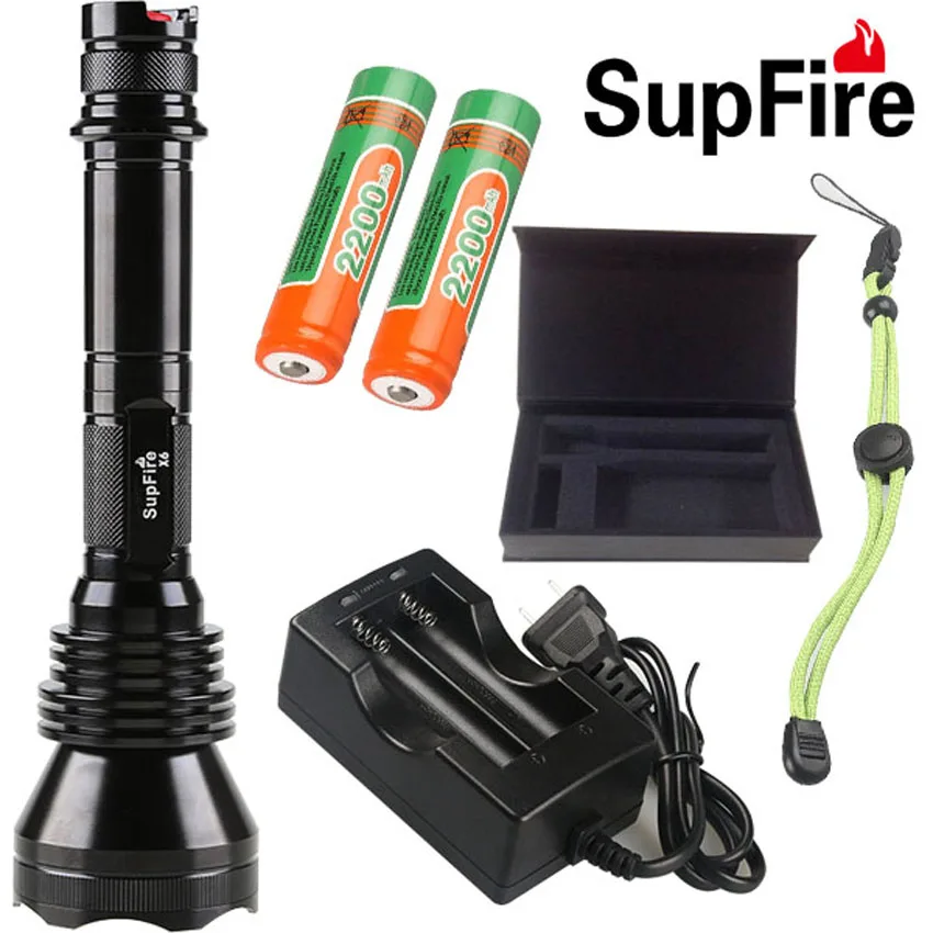  Outdoor Sports LED Flashlight Waterproof Rechargeable LED Torch CREE XML-L2 1200 Lumens 5 Modes Cam - 32801847910