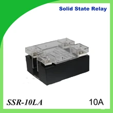 2PCS 10A-SSR,input DC 4-20mA single phase ssr solid state relay SSR 10LA Voltage type regulator built-in RC for heat sink