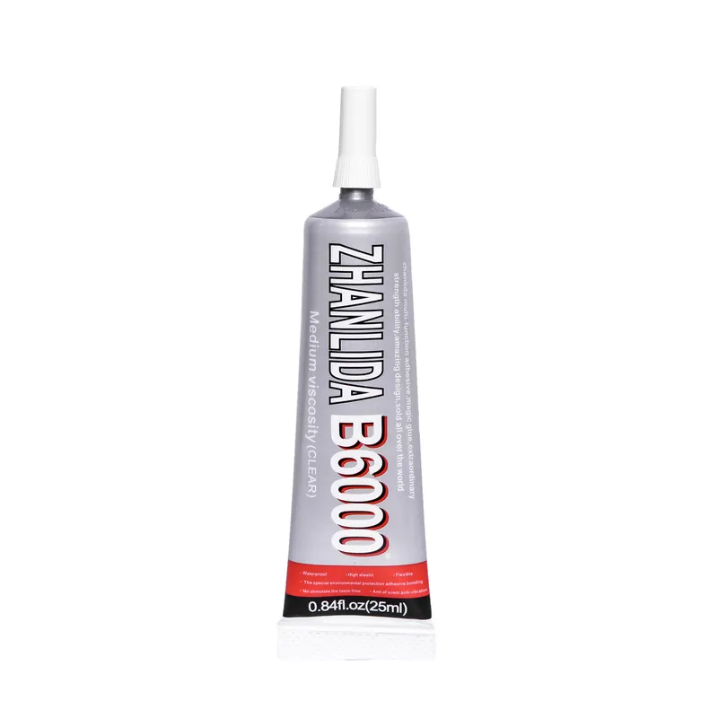 

25ML B6000 Super Glue Adhesive B-6000 Transparent Epoxy Resin Wood Leather Glass Craft Textile Cloth LCD Paper Phone Ceramics UV