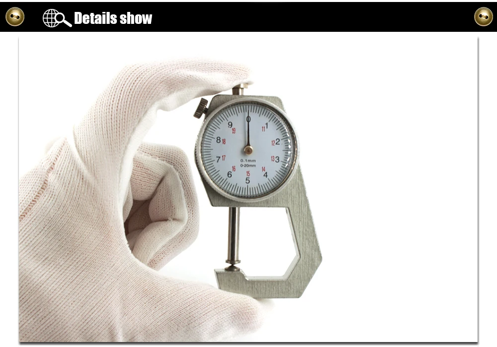Pointed Round Dial Gauge Wide Application 0‑20 mm Thickness Gauge for DIY Tools Measuring Thickness Dial Measuring Implement Hand Tools Pointed Round Dial Gauge Wide Application 0‑20 mm Thickness Gauge for DIY Tools Measuring Thickness Dial Measuring Implement Hand Tools