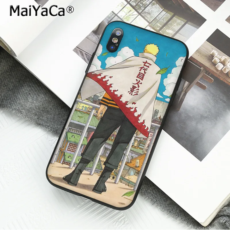 MaiYaCa чехол для телефона боль Hokage Наруто Какаши shippuden rinnegan для iPhone 6S 6plus 7plus 8 8Plus X Xs MAX 5 5S XR - Цвет: A16