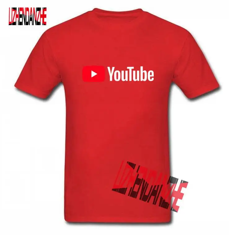 2019 юношеский молодёжный короткий рукав Футболка мужская одежда Логотип Youtube