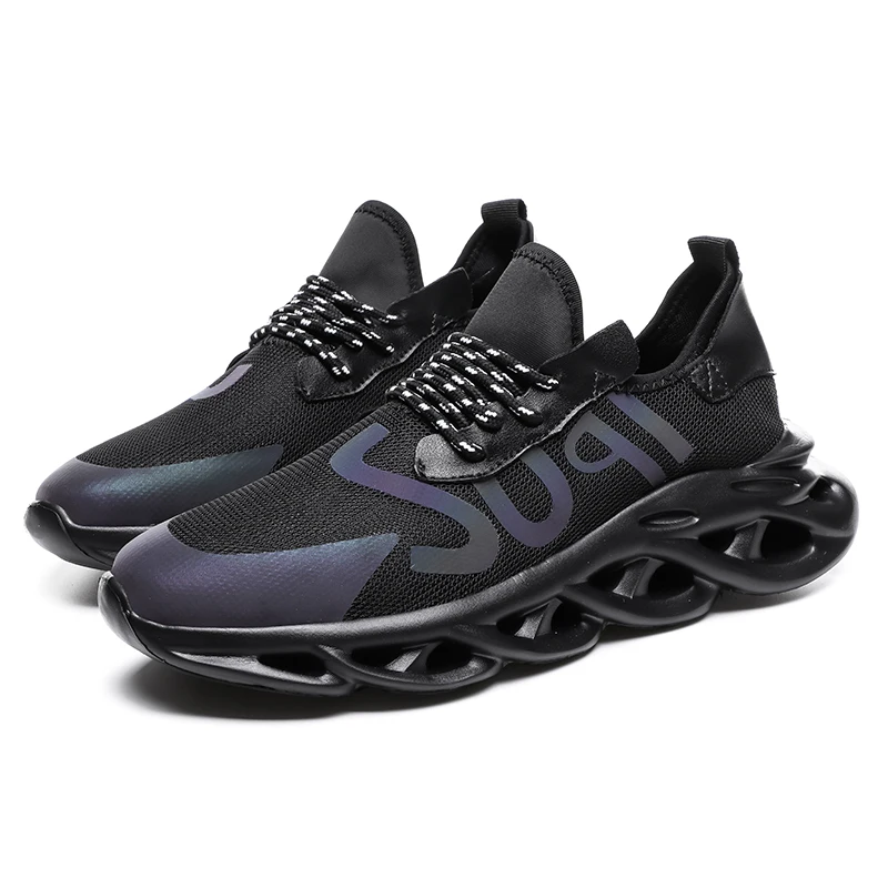 

Men's Sneakers Light Breathable Running Shoes Male Fashion Sports Lace-Up Zapatos INS Anti-Slippery Walking Jogging Shoes