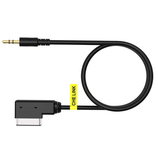 Car MP3 AUX Media Interface Cable Adapter for Mercedes Benz 3.5mm for iPhone 2M