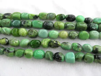 

2Strands 10-16mm Natural Chrysoprase gemstone nuggets Freeform Brick Beads- Chrysoprase Beads Olive gemstone