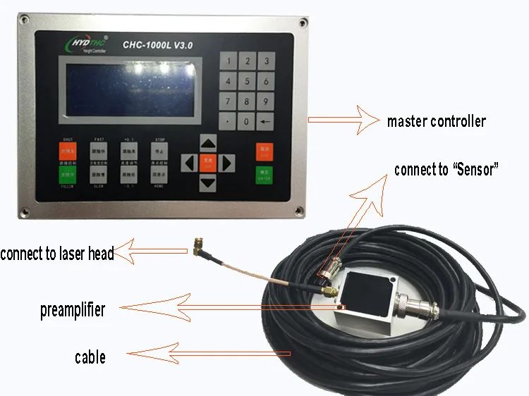 Auto focus system , laser THC , laser auto focus systemin CNC