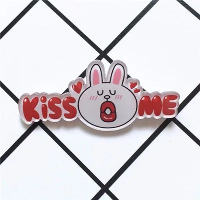 bear cartoon brooch badge_005