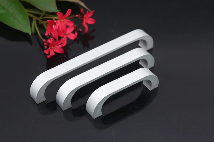 

Aluminum alloy hand - hand high - grade dumb light modern simple cabinet drawer shoe cabinet door solid handle