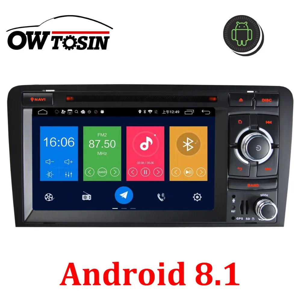 

Android 8.1 IPS Screen 8 Core 4G RAM Car DVD Player For Audi A3 8P 2003-2012 S3 8P 2006-2012 RS3 Sportback 2011 GPS Stereo Radio