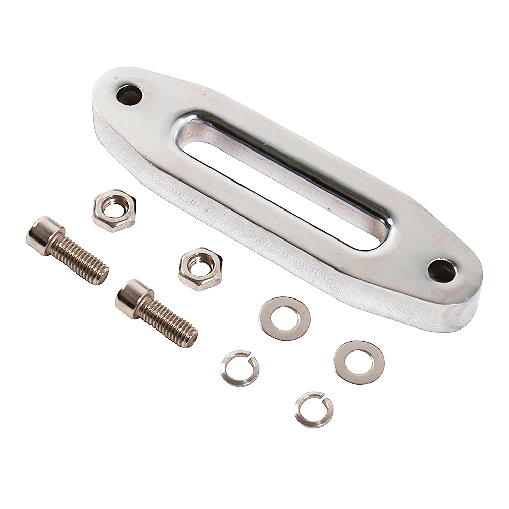 

Universal Firm Aluminum Hawse Fairlead for Synthetic Winch Rope Cable Lead Guide ATV Towing Ropes Automotive Accessories