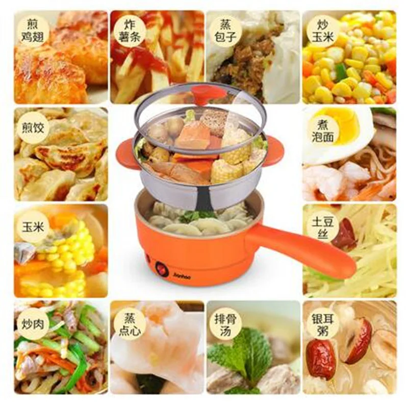 

220V Automatic Electric Multi Cooker Pot With Steamer Frying Pan Plate Egg Boiler Machine Household Breakfast Machine Cooker