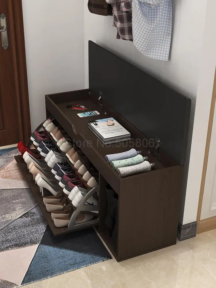 

Shoe cabinet home door shoe rack simple multi-layer door can sit economical storage stool change shoe bench