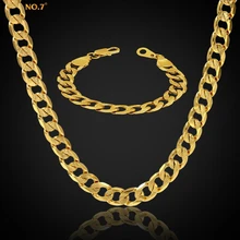 De dos Piezas de Joyería Al Por Mayor de Hip Hop de la Cadena de Lujo Collar de Oro Cadenas de Sistemas de la Pulsera Para Los Hombres Gruesa, Accesorios Masculinos de la vendimia