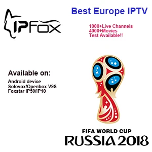 Горячая IPFOX IPTV использовать на FOXSTAR IP50/IP10 Android box V9S box арабский French Spain Великобритания США турецкие каналы 12 месяцев - Цвет: EU package
