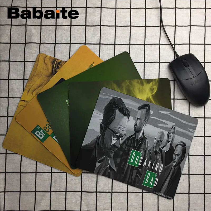 

Babaite Poplar Breaking Bad I am Heisenberg Durable Rubber Silicone Laptop Computer Rubber Mouse Mat Gaming Gamer Mouse Pad