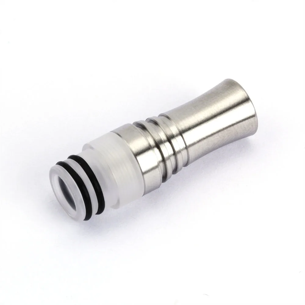 

Coil Father 1pc 510 Long Drip Tip Stainless Steel With 9 Holes To Prevent E liquid From Slopping For Ijust 2 Melo 3 RDA Atomizer