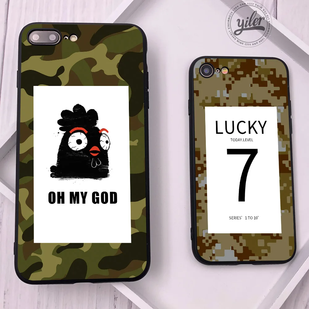 

Coque Lucky 7 Skin Case For iPhone XS Max Case for iPhone 5 SE 5S 7 6 6s 8 Plus X Shell Nice Lucky 7 for Fundas iPhone XR Case