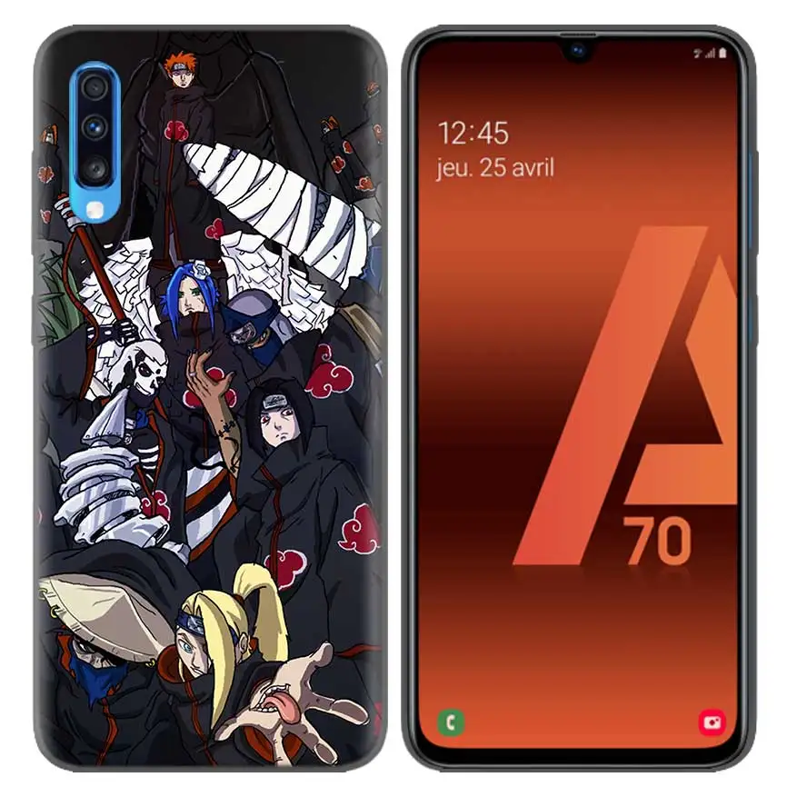 Anime Naruto Akatsuki Pattern Protective Case Capa for Samsung Galaxy A10 A20 A30 A40 A50 A60 A70 A80 A20e A6 A8 A7 A9 Plus - Цвет: 10